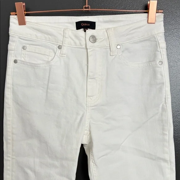 NWOT Luna Stretch Slim Straight Jeans Cloud White Sz 26 - Picture 5 of 9